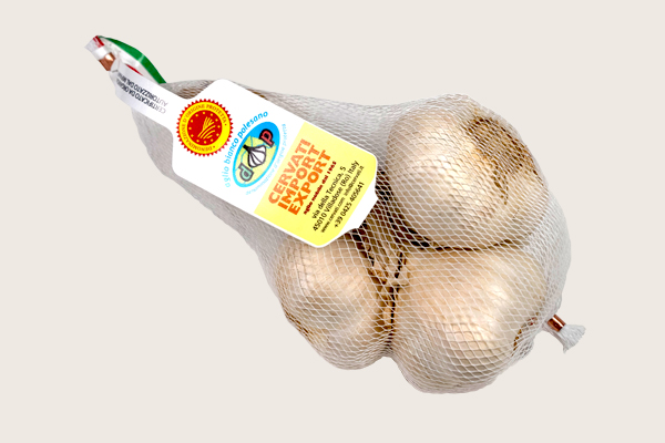 Etichettatura aglio canestrino